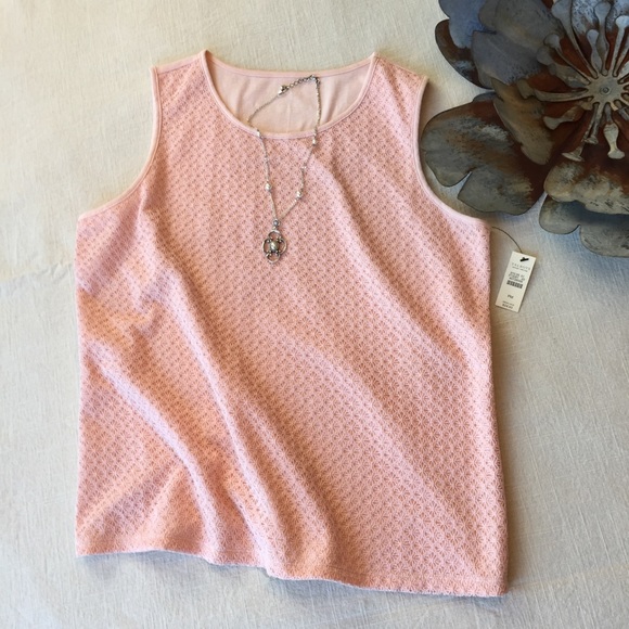 Talbots NEW Textured Pink - Picture 1 of 7